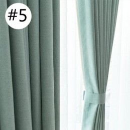 Tenda Oscurante In Lino Pregiato, 6 Colori, Per Camera Da Letto E Soggiorno, Isolamento Termico, Su Misura