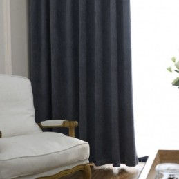 Tende Oscuranti Europee In Ciniglia Tinta Unita, Su Misura, Per Soggiorno E Camera Da Letto