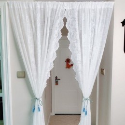 Eleganti Tende In Voile Trasparenti, Tende Decorative Per Finestre Per Soggiorno E Camera Da Letto