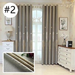 Eleganti Tende Oscuranti In Jacquard Con Motivo Ad Albero In Cotone