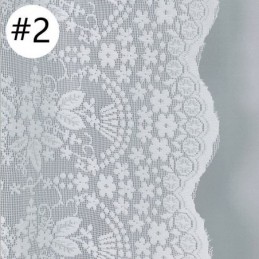 Tende In Pizzo Bianco Trasparente Per Soggiorno