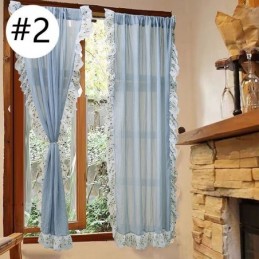 Tende Moderne In Jacquard Trasparenti, Trattamento Nordico Per Finestre Per Il Soggiorno