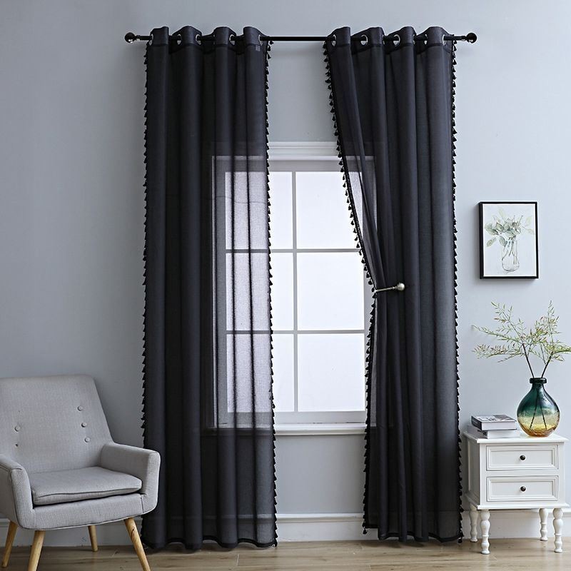 Tende In Tulle Trasparente, Moderne Tende In Voile Trasparenti, Su Misura Per Soggiorno E Camera Da Letto