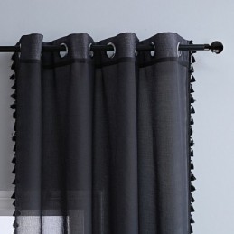 Tende In Tulle Trasparente, Moderne Tende In Voile Trasparenti, Su Misura Per Soggiorno E Camera Da Letto