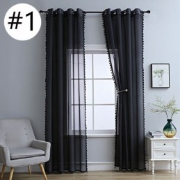 Tende In Tulle Trasparente, Moderne Tende In Voile Trasparenti, Su Misura Per Soggiorno E Camera Da Letto