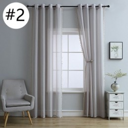Tende In Tulle Trasparente, Moderne Tende In Voile Trasparenti, Su Misura Per Soggiorno E Camera Da Letto