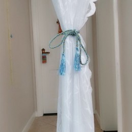 Tende Moderne Trasparenti A Forma Di Uccello In Tulle Bianco Per Il Soggiorno