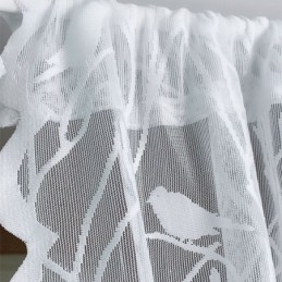 Tende Moderne Trasparenti A Forma Di Uccello In Tulle Bianco Per Il Soggiorno