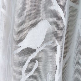 Tende Moderne Trasparenti A Forma Di Uccello In Tulle Bianco Per Il Soggiorno