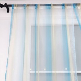 Tenda Trasparente Con Ricamo Floreale Su Misura, Elegante Tenda In Tulle Per Soggiorno