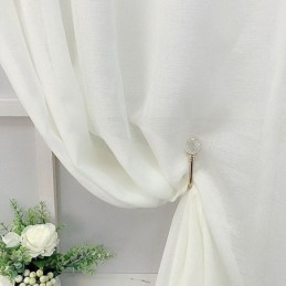 Tenda Moderna Con Motivo Floreale, Su Misura, In Tulle, Per Soggiorno, Camera Da Letto
