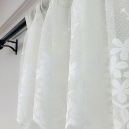 Tenda Moderna Con Motivo Floreale, Su Misura, In Tulle, Per Soggiorno, Camera Da Letto