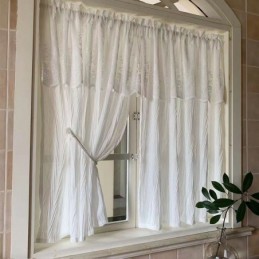 Tenda Corta In Tulle Bianco...