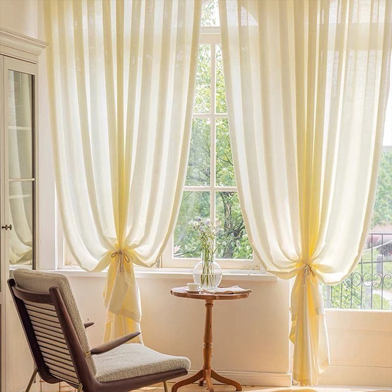 Tende In Tulle Nordico, Moderne Tende Trasparenti In Voile, Su Misura Per Soggiorno E Camera Da Letto
