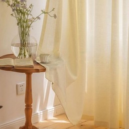 Tende In Tulle Nordico, Moderne Tende Trasparenti In Voile, Su Misura Per Soggiorno E Camera Da Letto
